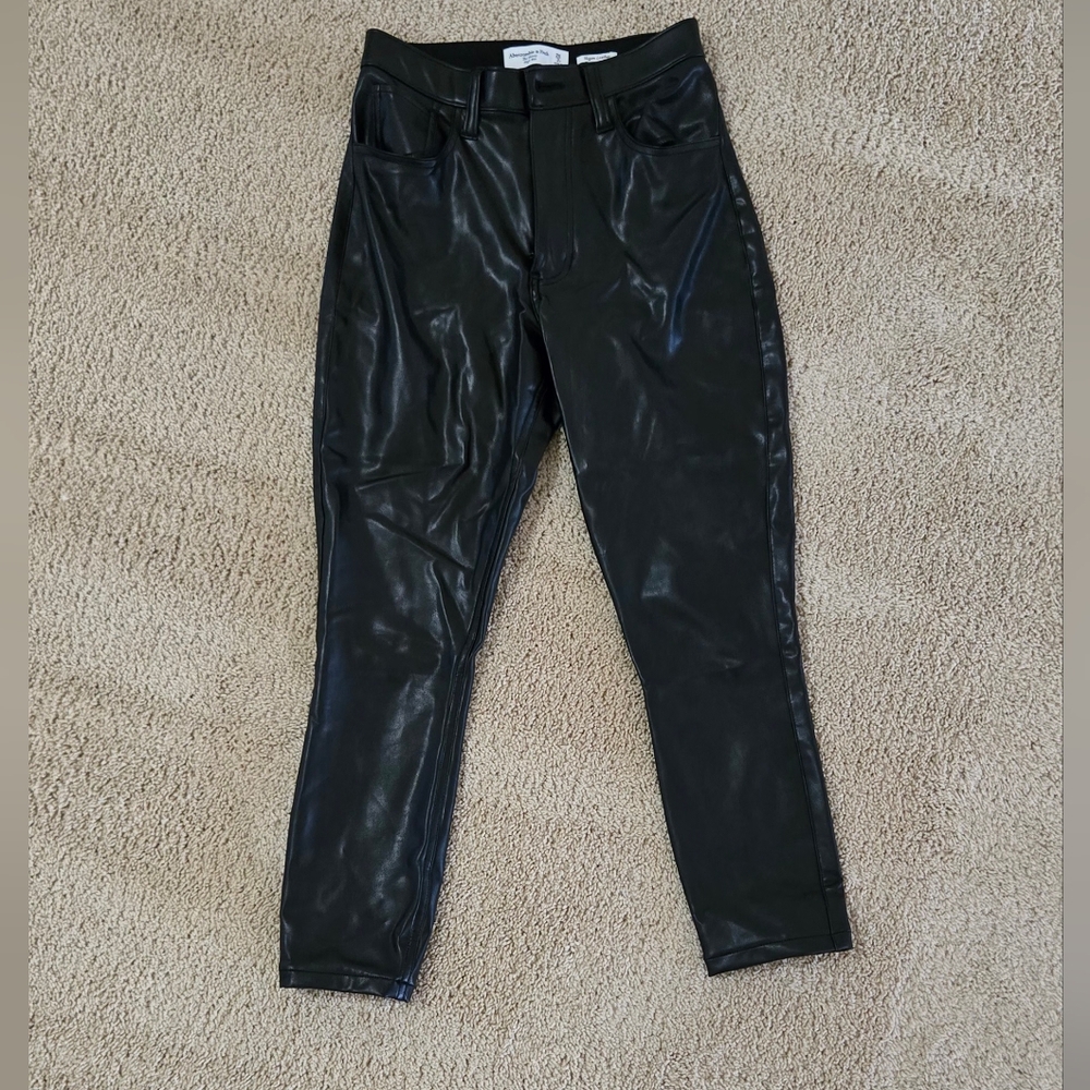 Abercrombie & Fitch vegan leather pants